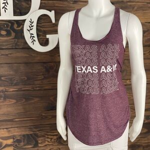Chicka- D‎ | Texas A&M Aggies Heather Marled Braided Racerback Tank Top